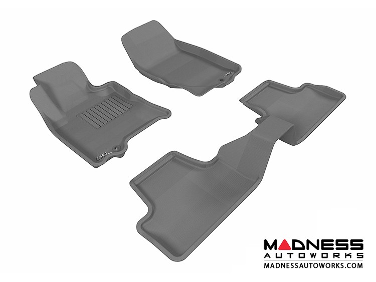 Infiniti QX50 Floor Mats (Set of 3) Gray by 3D MAXpider